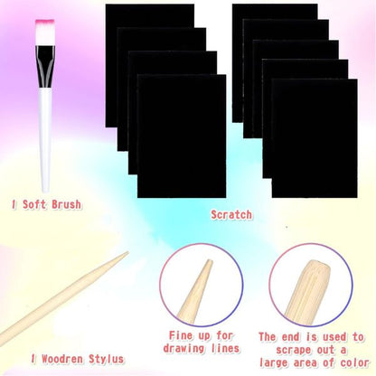 Scratch Art Cards & Paper Notes
