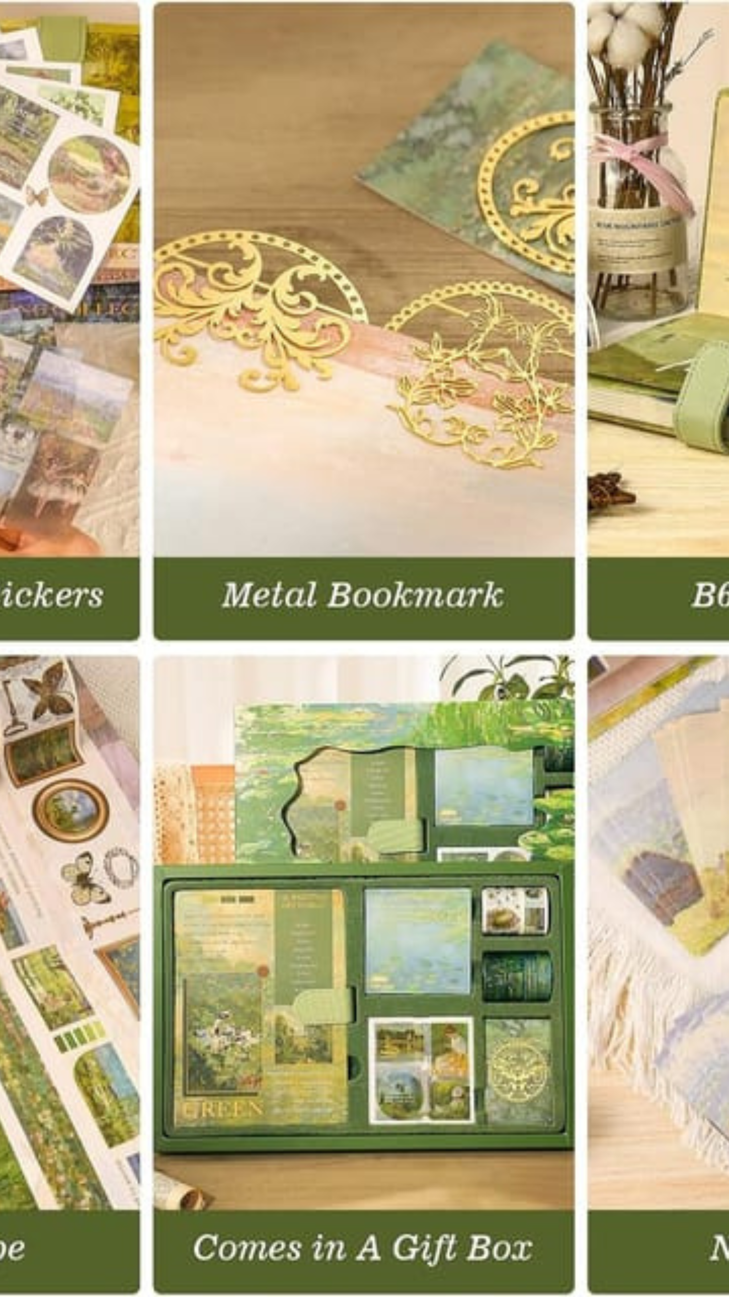 Aesthetic Journal Stationery Gift Set & Scrapbook