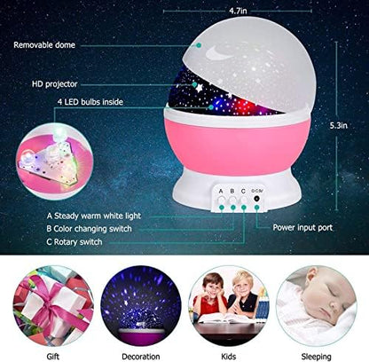 Star Projector Night Lamp