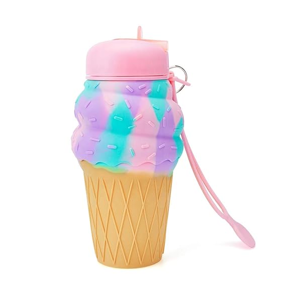 Silicone Icecream Water Bottle