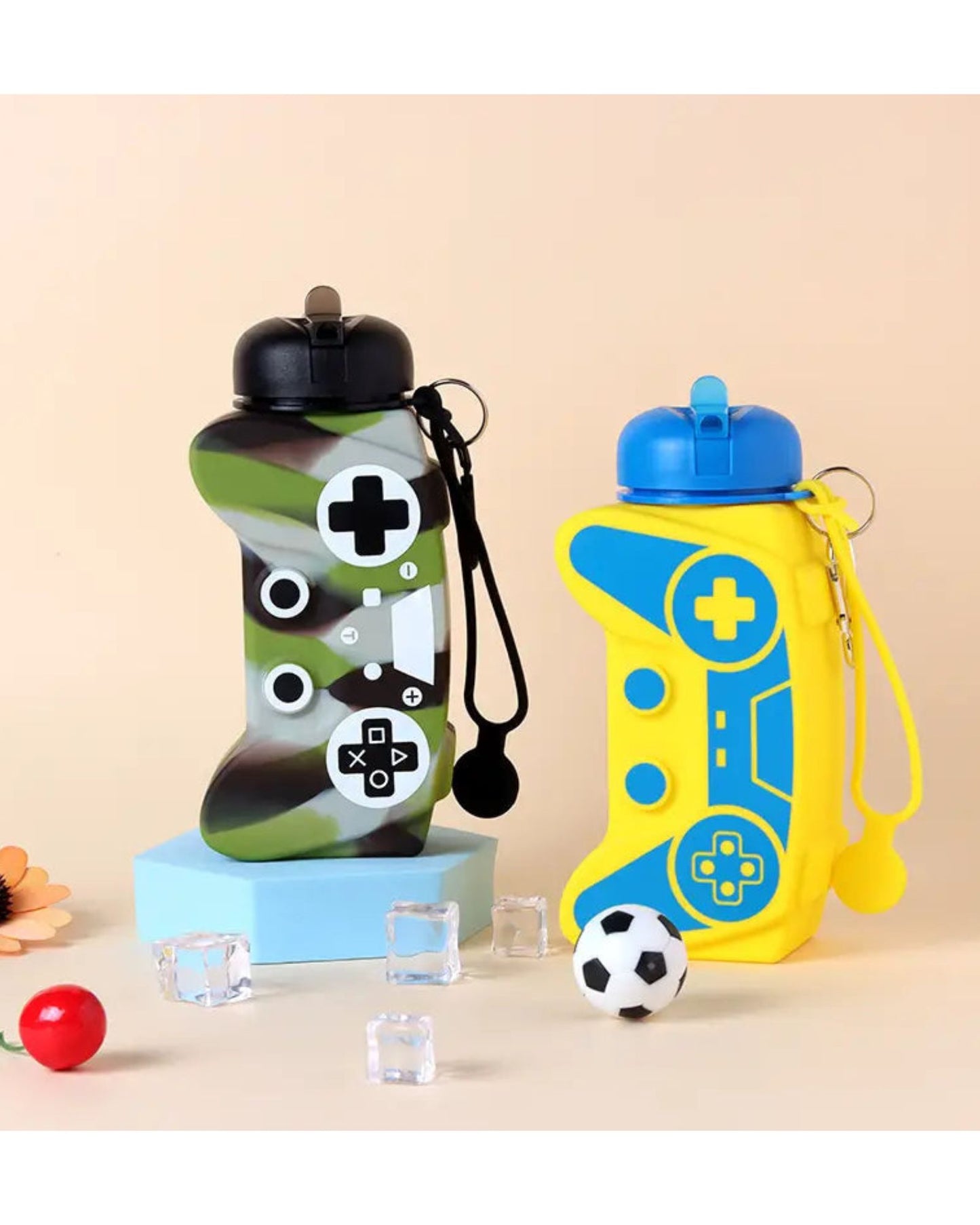 Silicone Game Console Water Bottle