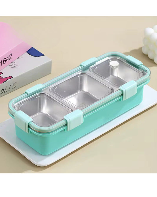 Premium Stainless Steel 3 Part Luch Box