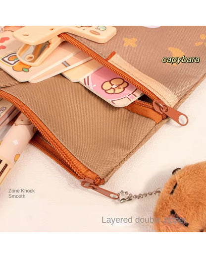 Cartoonistic Carry Bag With Zip Lock