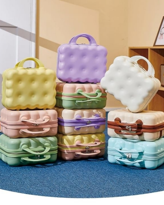 Biscuit Design Portable Luggage Suitcase