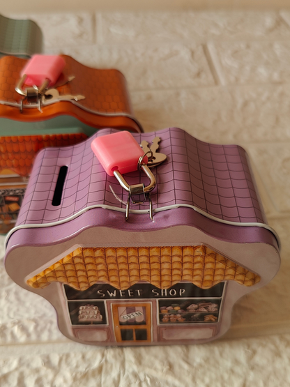 Mini Tin Money Saving Box