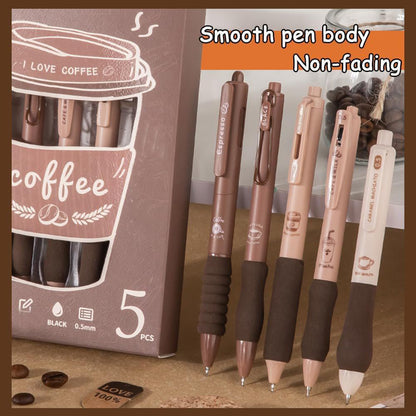 Coffee Gel Pen Set