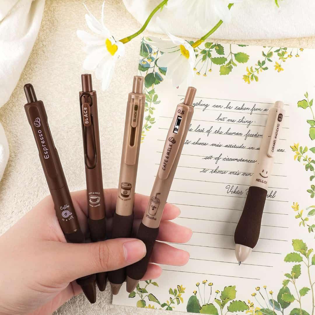 Coffee Gel Pen Set