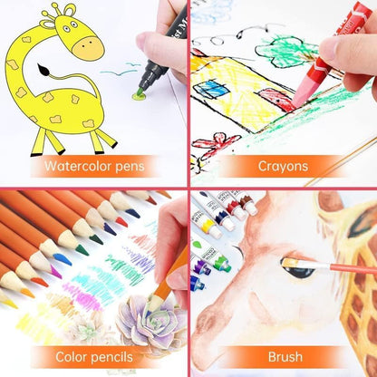 Colouring Kit Brifcase - 128Pc