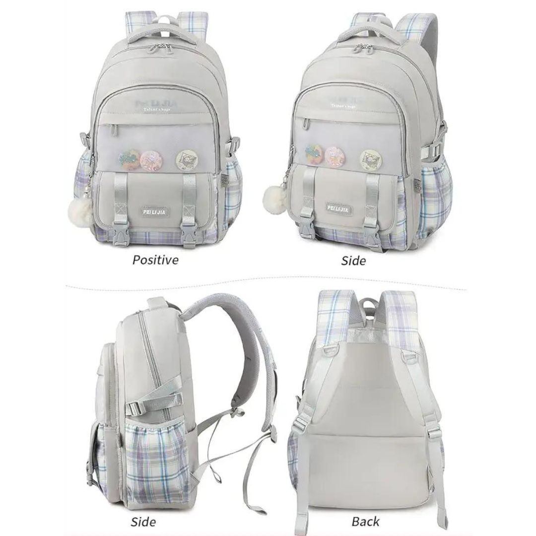 Checkered Style Backpack