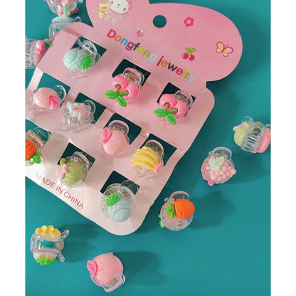 Crystal Hair Clutcher Set Of 10