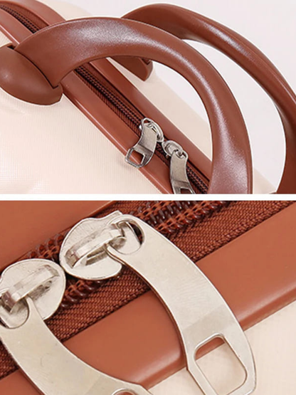 Striped Design Mini Suitcase