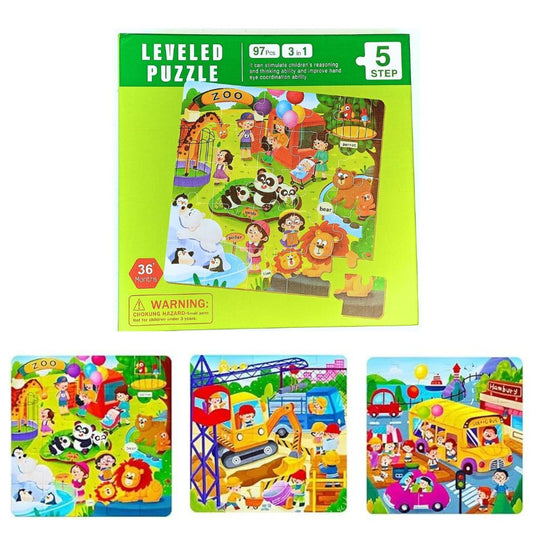 3 In 1 Magnetic Leveled Puzzles