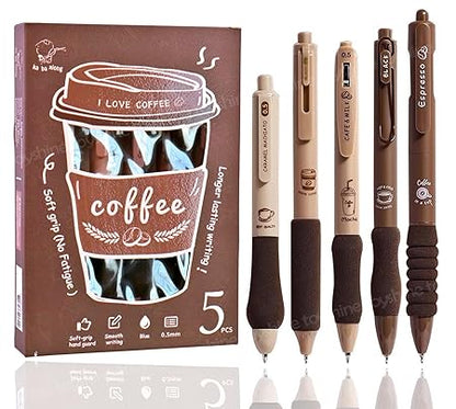 Coffee Gel Pen Set