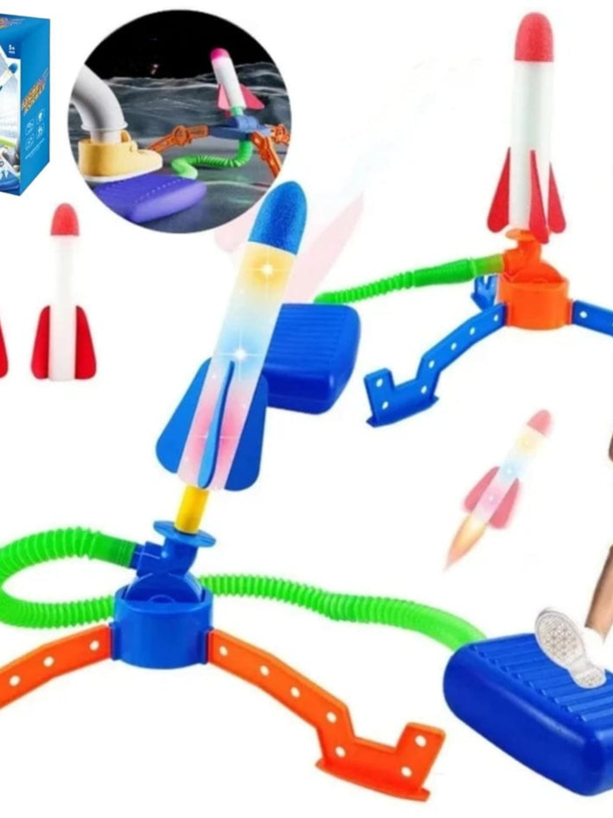 Rocket Launcher Set With Foam Rocker