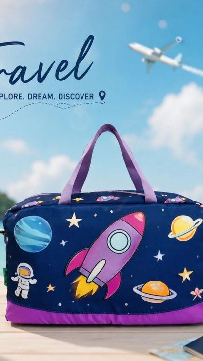 3D Lightweight Travel Duffel Bag For Kids