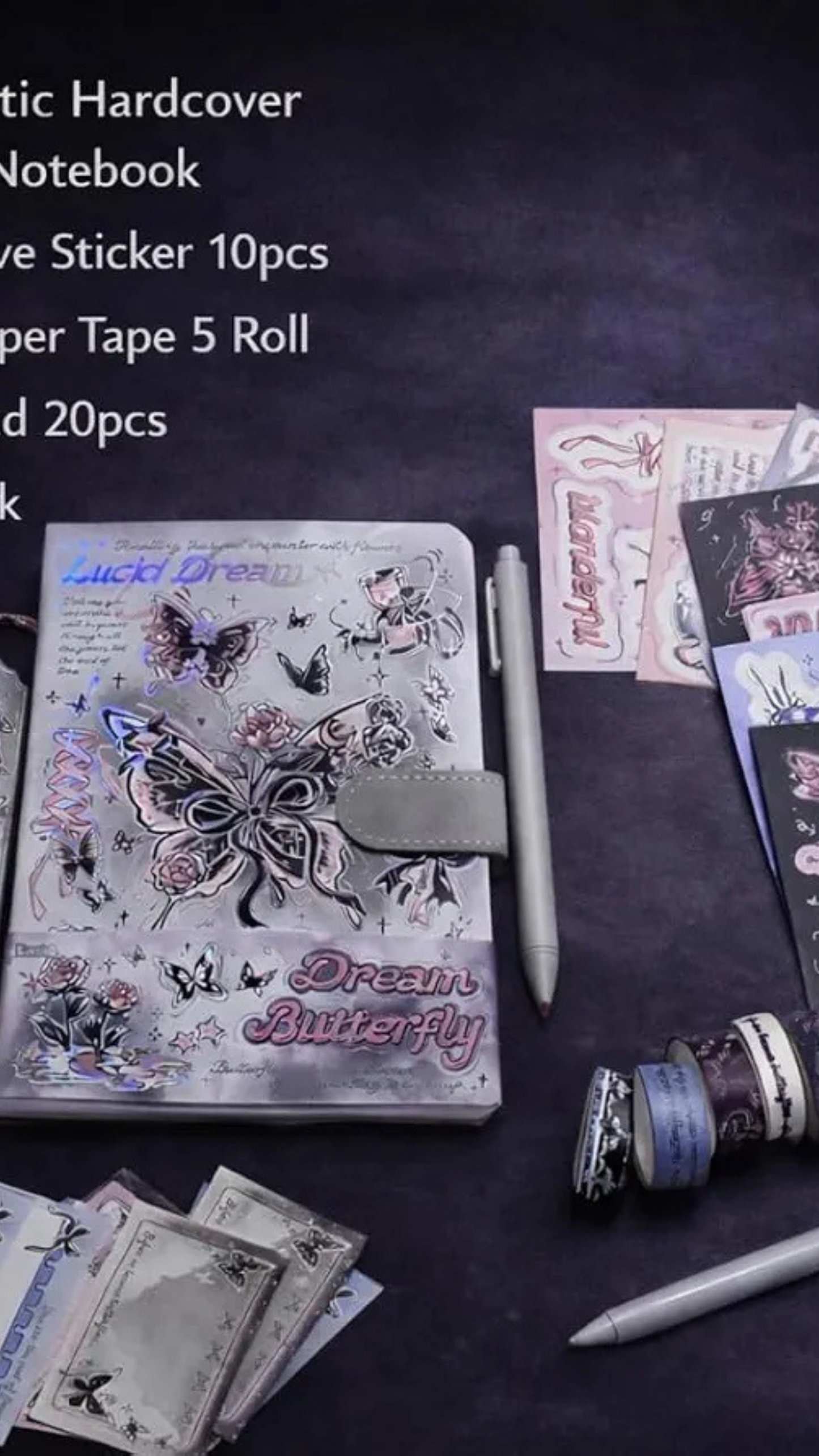 Butterfly Journal Stationery Gift Set & Scrapbook
