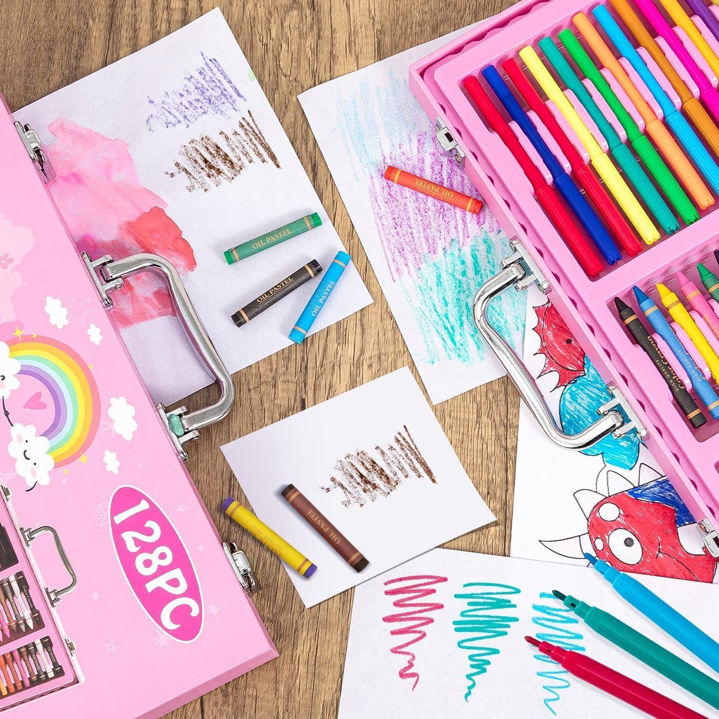 Colouring Kit Brifcase - 128Pc