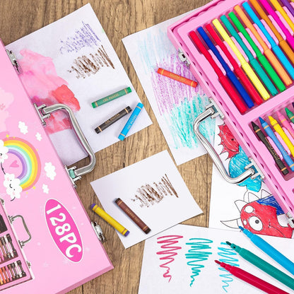 Colouring Kit Brifcase - 128Pc