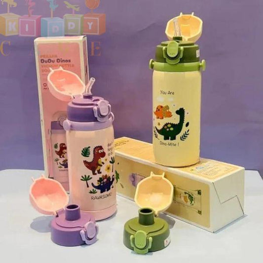Premium Dual Cap Bottle - Dino
