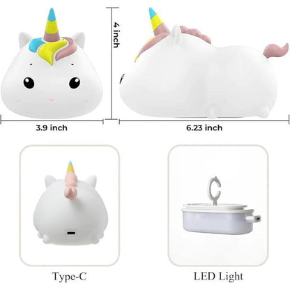 3D Silicone Night Desk Lamp