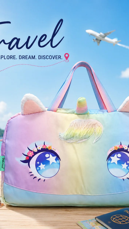 3D Lightweight Travel Duffel Bag For Kids