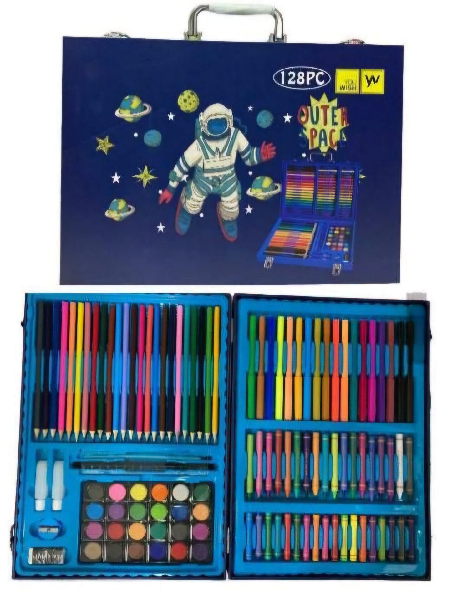 Colouring Kit Brifcase - 128Pc