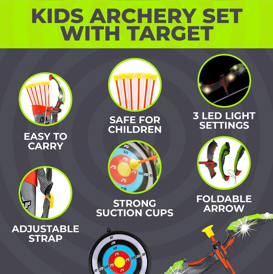 Archery Bow And Arrow Set