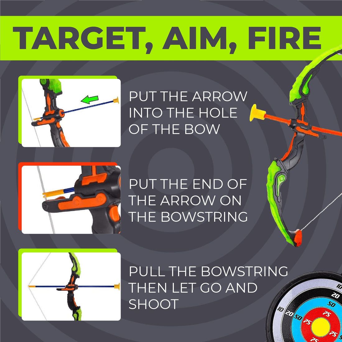 Archery Bow And Arrow Set