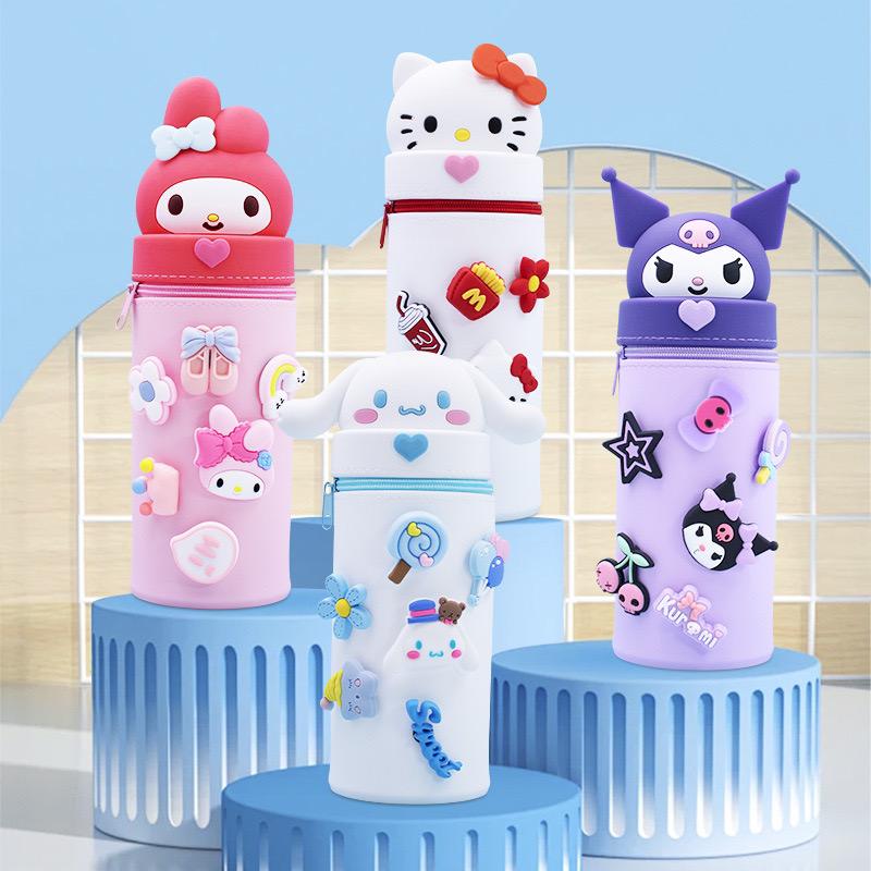 Cute Character Silicone Pencil Pouch