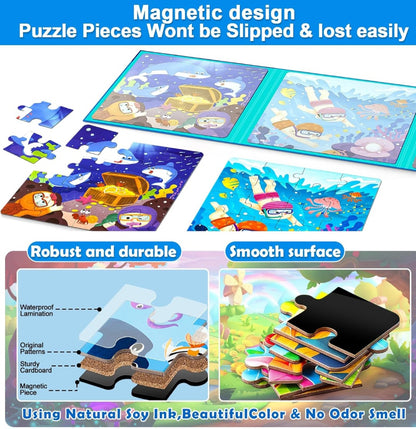 3 In 1 Magnetic Leveled Puzzles