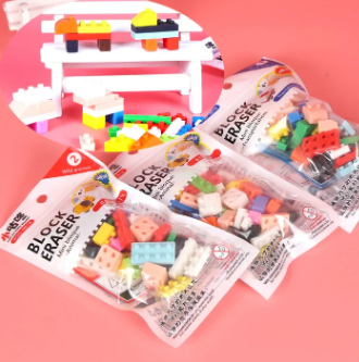 Lego Eraser Set