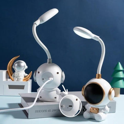 Sitting Astronaut Desk Lamp
