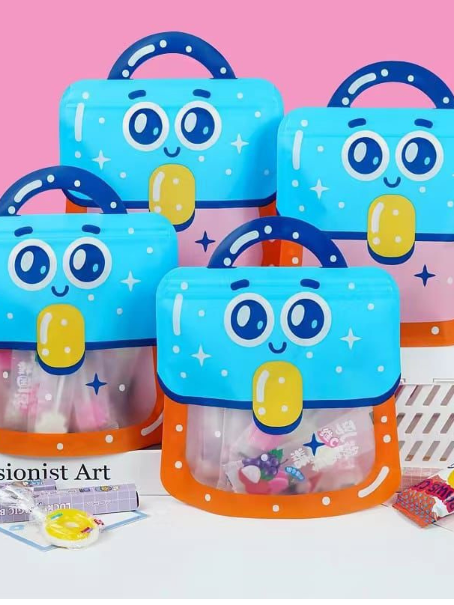 Fancy Zip Lock Bag (Set Of 10)