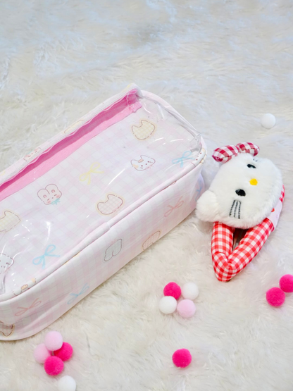 Hello Kitty Pencil Pouch With Hair Clip