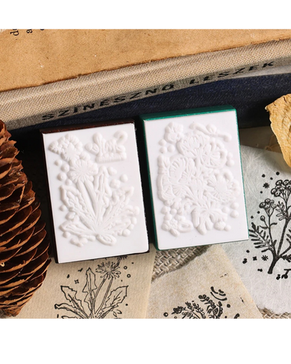 Vintage Wooden Stamp (8 Pcs)