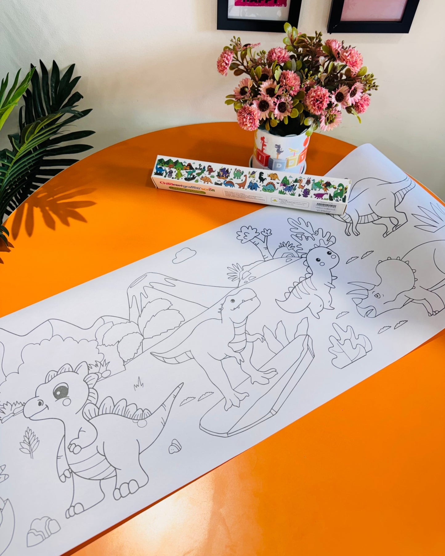 Children Graffiti Scroll