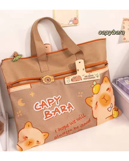 Cartoonistic Carry Bag With Zip Lock