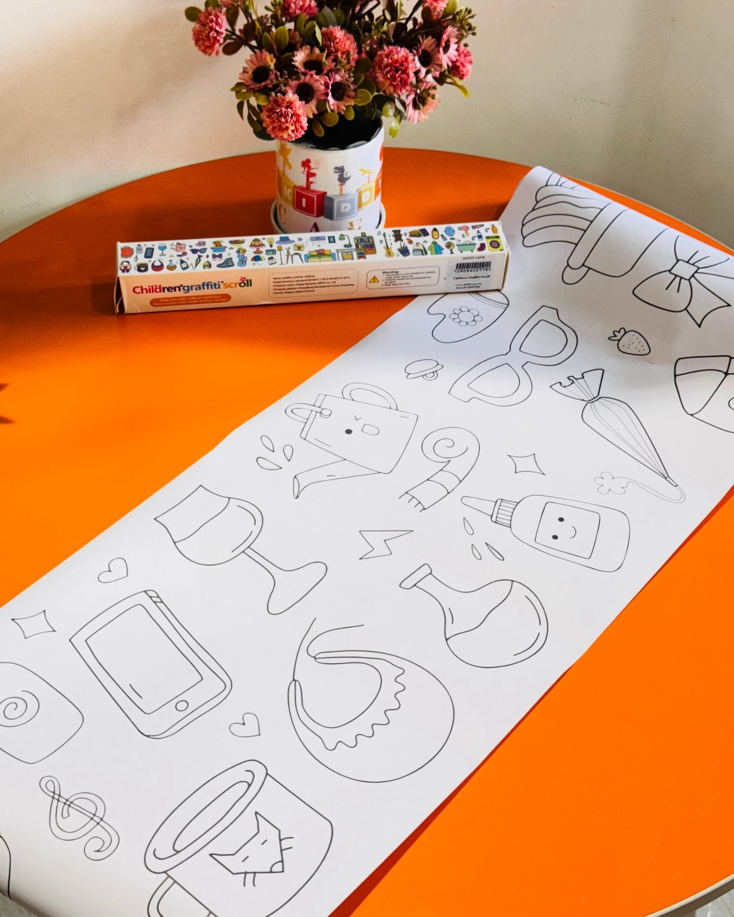 Children Graffiti Scroll