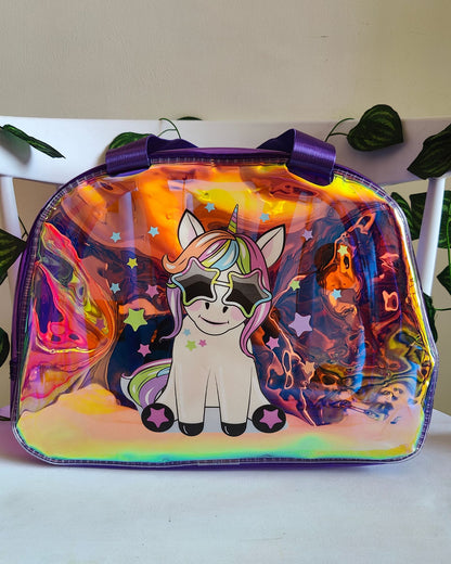 Unicorn Holographic D Bag