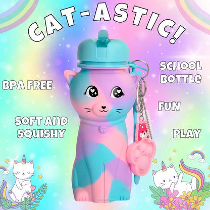 Silicone Cat Water Bottle