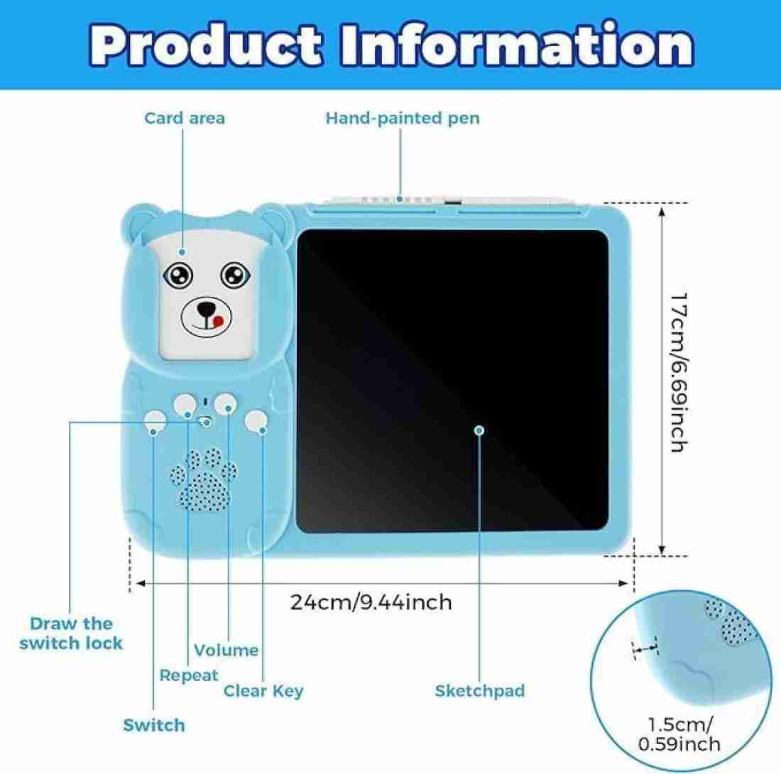 Talking Flash Cards LCD Writing Tablet
